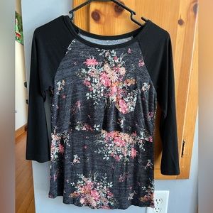 Latched mama nursing shirt